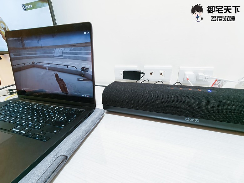開箱｜OXS Thunder Lite S2 無線重低音電競聲霸 Soundbar - 無燈低調設計，支援遊戲模式的雙全頻喇叭之作！