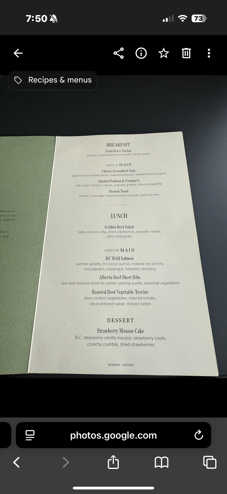 分享Rocky Mountain 觀光火車體驗