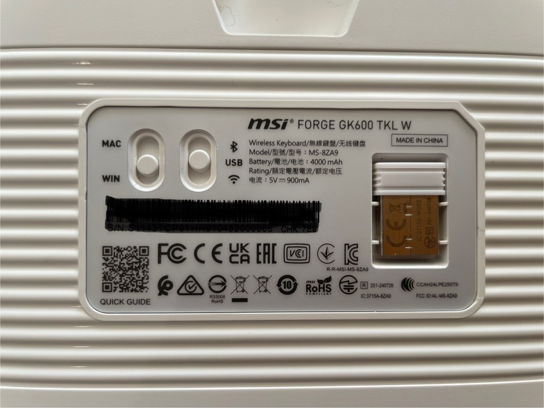 微星台中旗艦館 | 微星首把三模無線機械鍵盤FORGE GK600 TKL WIRELESS，獨家搶先看