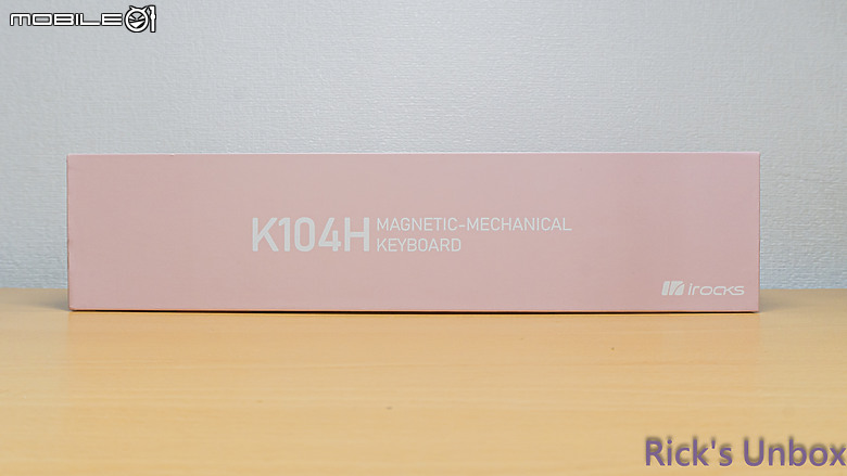 【開箱】富士櫻磁軸鍵盤 | iRocks K104H FUJI PINK