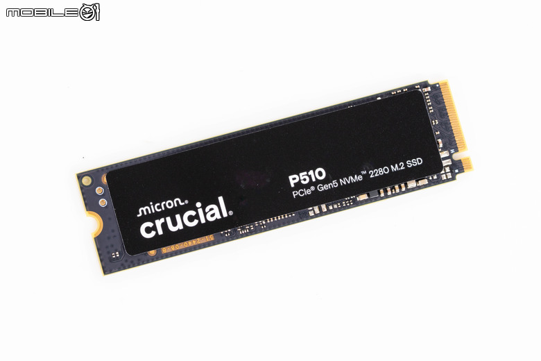 美光 Crucial P510 固態硬碟開箱實測 以 7 奈米控制器實現 PCIe Gen 5 低溫表現