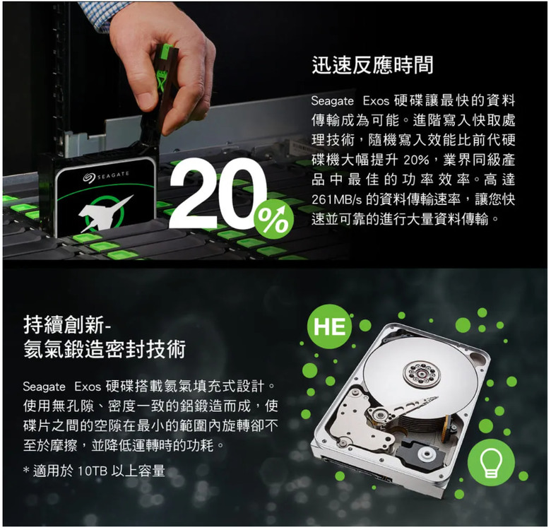【開箱簡測】Seagate Exos X24 20TB ST20000NM002H 硬碟機效能簡測 (圖多)