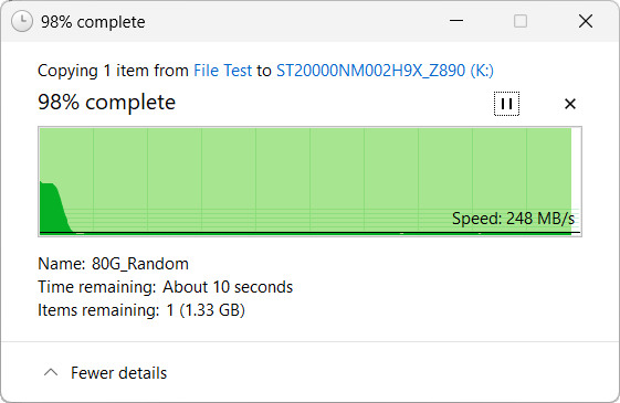 【開箱簡測】Seagate Exos X24 20TB ST20000NM002H 硬碟機效能簡測 (圖多)