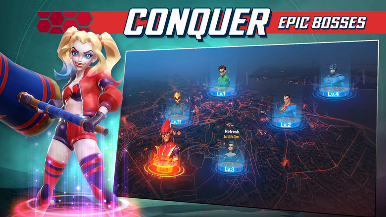 《DC英雄：放置聯盟》 DC Worlds Collide 7月7日 全球上線 集結DC漫畫英雄 蝙蝠俠、超人、神力女超人 3D 回合制 RPG | 探索多種遊戲模式 單人戰役到激烈的 PvP 競技場