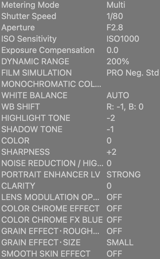 富士相機人像美肌功能比較 ; X-M5 PORTRAIT ENHANCER LV vs. X-T50 SMOOTH SKIN EFFECT
