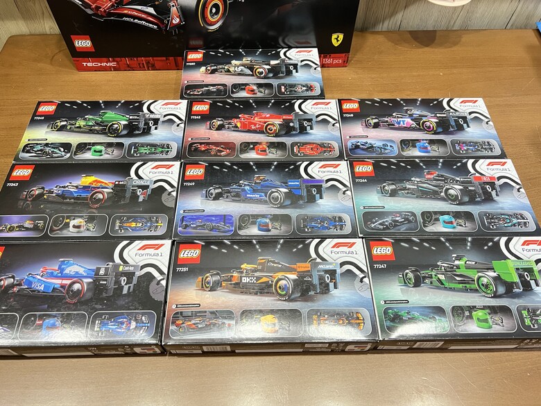 LEGO Speed Champions F1 十款全開箱:速度、工藝與信仰的總集篇