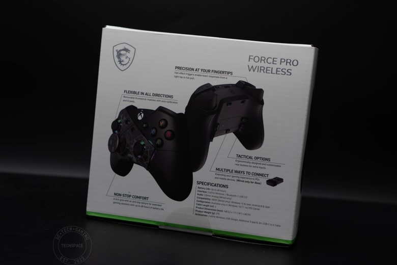 點我看大圖 MSI FORCE PRO WIRELESS 電競搖桿開箱評測 | 三段式霍爾效應觸發、48hrs 超強自定義長效沈浸體驗