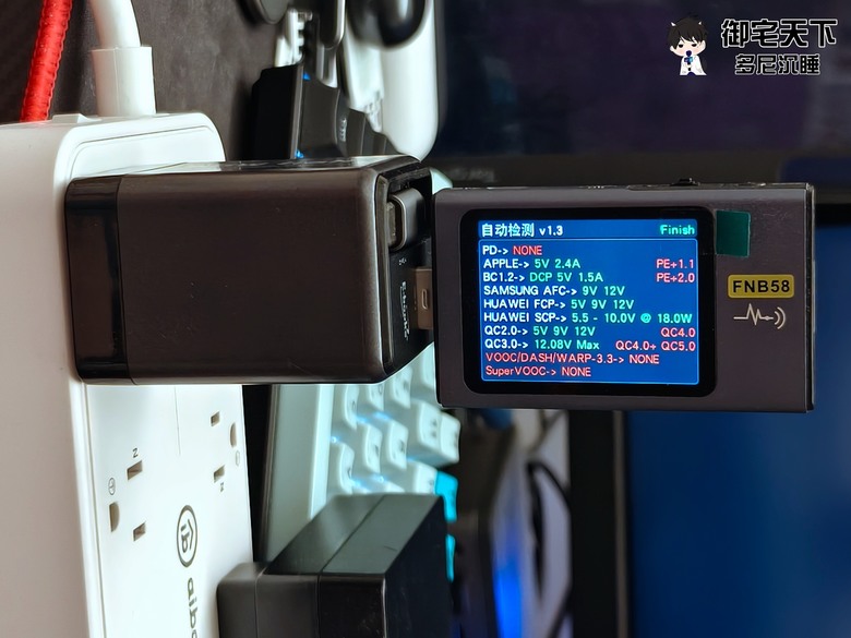 開箱|【E-books】GaN 氮化鎵 65W 極速充電器 - USB-C 伸縮線設計,一顆搞定 3 台設備充電需求!