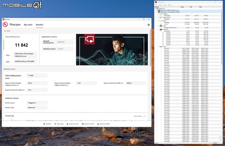 點我看大圖 AMD Ryzen Threadripper 9980X 處理器效能實測 以新版架構讓效能更上一層的頂尖工作選擇