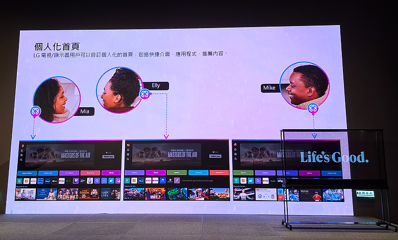 LG 2025 OLED與QNED智慧顯示器新品齊發 LG SIGNATURE OLED T首款真無線透明智慧顯示器在台登場