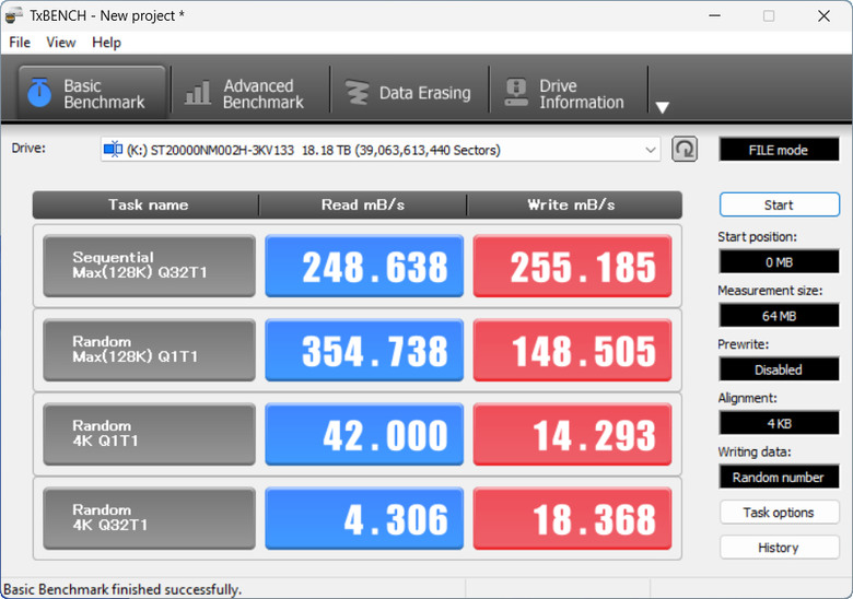 【開箱簡測】Seagate Exos X24 20TB ST20000NM002H 硬碟機效能簡測 (圖多)