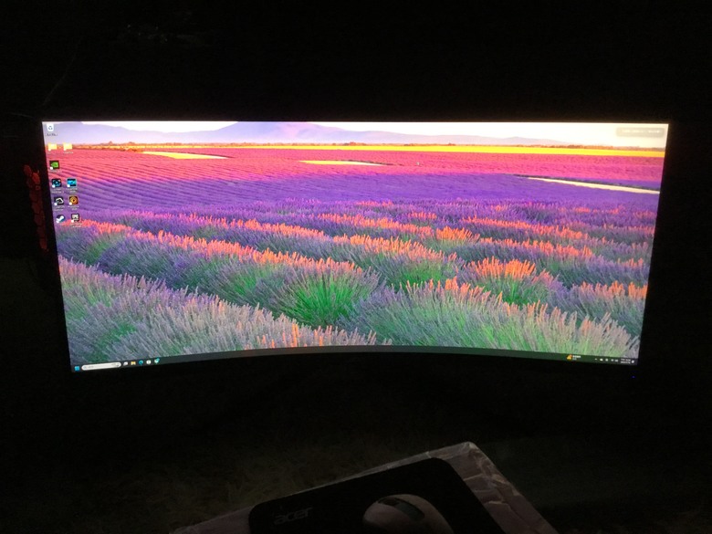 Acer Nitro ED343CUR J0 34吋曲面電競螢幕簡單開箱