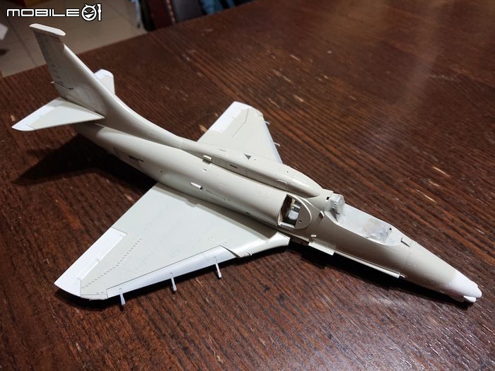 [模型製作記] A-4M天鷹攻擊機 1/48
