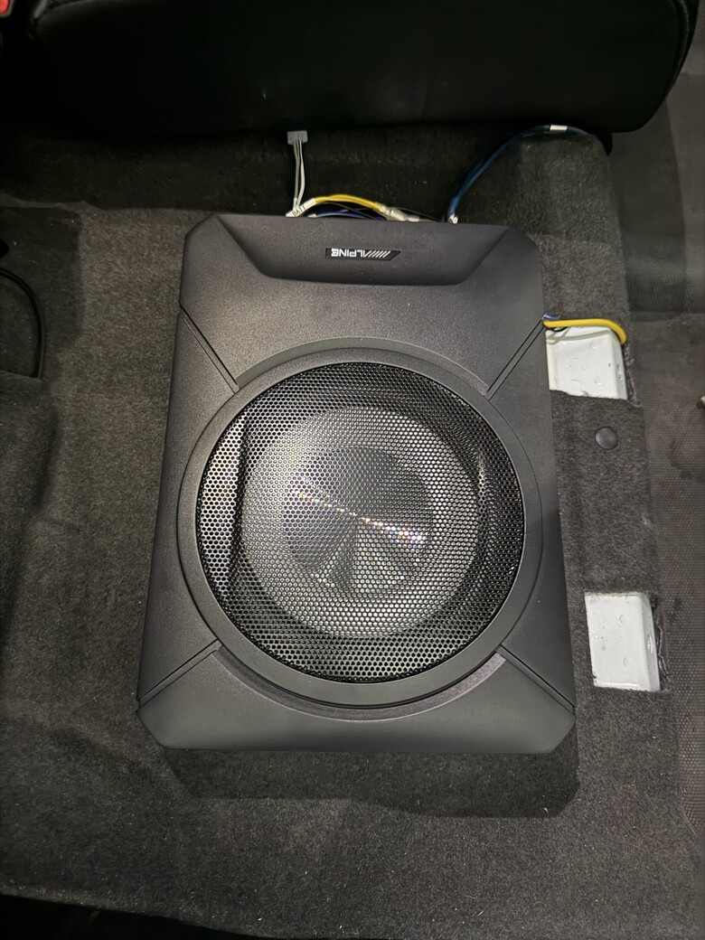 Alpine PWE-S800 240W 薄型重低音 安裝分享