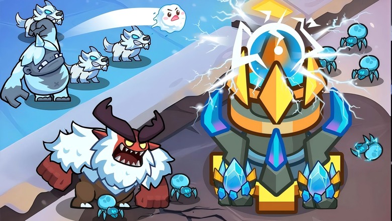 《安堡行動》 Frost Saga: Tower Defense Q版卡通風 動態塔防 花樣守堡 | 禮包碼、兌換碼、虛寶碼 | 六大自然元素、百種造型炮塔任你布防 雙人成行 驚喜肉鴿 堡家衛盟