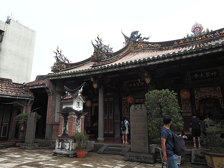 臺北市孔廟、大龍峒保安宮、円山駅／鐵路局北淡線(圓山站)宿舍、舉人豆花／小邑弦歌、陳悅記祖宅 | 老師府、迪化污水處理廠附設休閒運動公園 — 臺北市區小旅行之大龍峒老建築篇