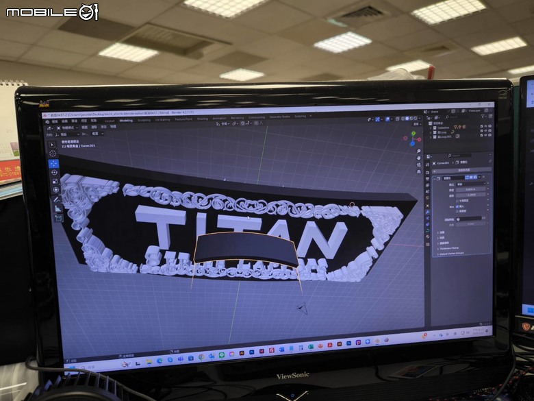 微星TITAN Series Laptops世界樹 模型製作 全記錄分享