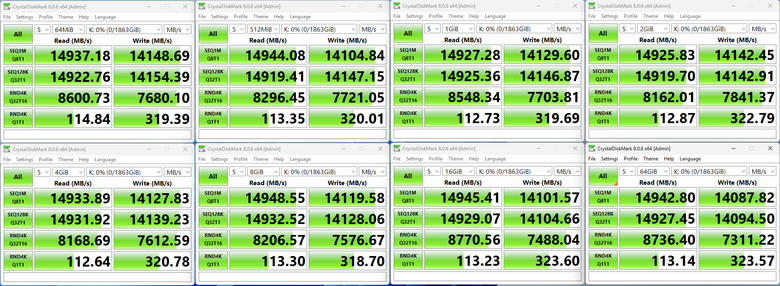 【開箱簡測】Sandisk WD_BLACK SN8100 2TB PCIe Gen5.0x4 NVMe SSD X870E/Z890 雙平台效能簡測 (圖多)