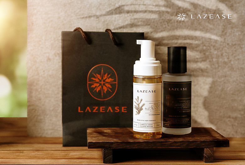 LAZEASE 茶花葉潔顏慕斯開箱｜洗後不緊繃的溫柔感受