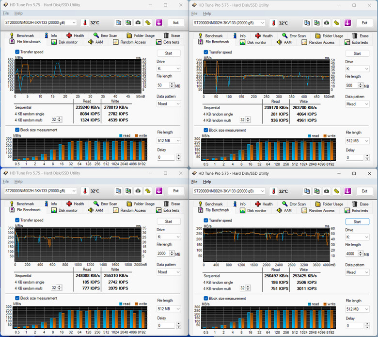 【開箱簡測】Seagate Exos X24 20TB ST20000NM002H 硬碟機效能簡測 (圖多)