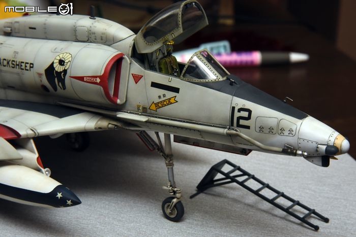 [模型製作記] A-4M天鷹攻擊機 1/48