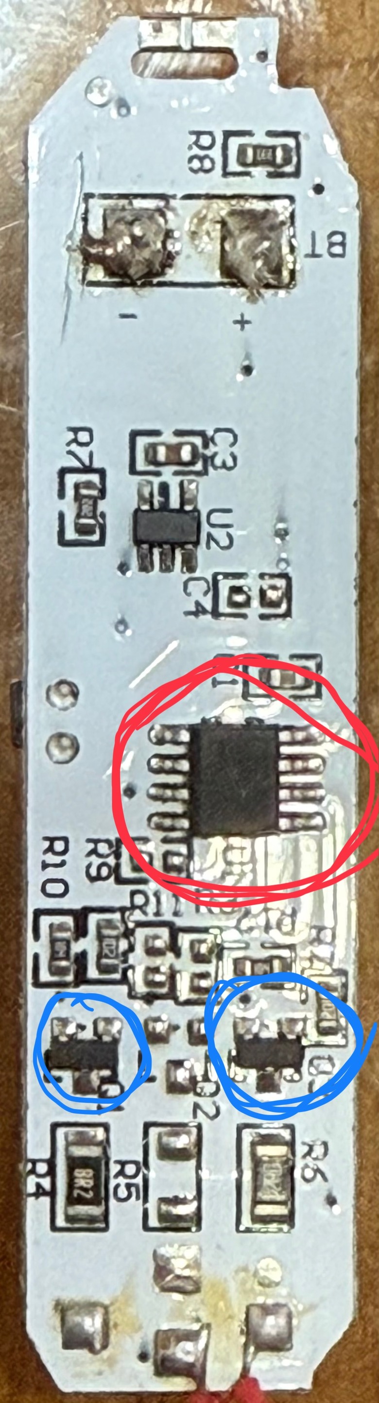 請教一下自行尾燈電路板的疑問
