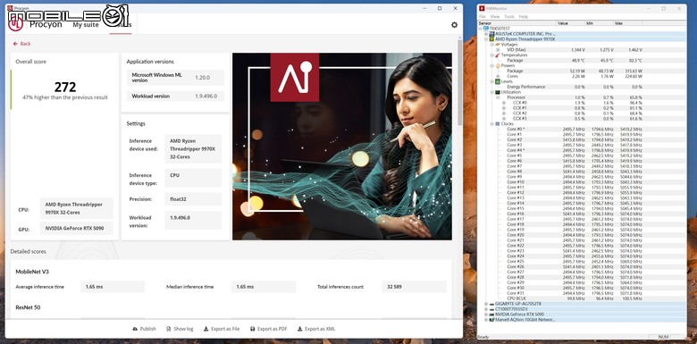點我看大圖 AMD Ryzen Threadripper 9970X 處理器實測 以務實配置達成更高性價比的工作平台選擇