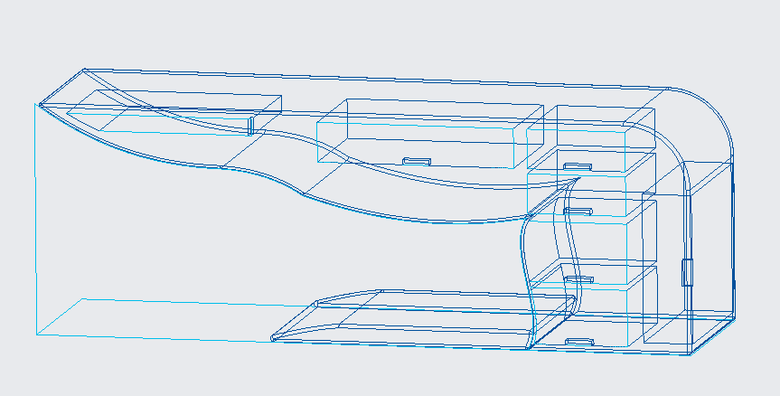 PTC ProE Creo 作品1_桌子
