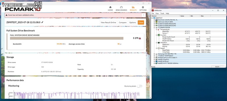 美光 Crucial P510 固態硬碟開箱實測 以 7 奈米控制器實現 PCIe Gen 5 低溫表現