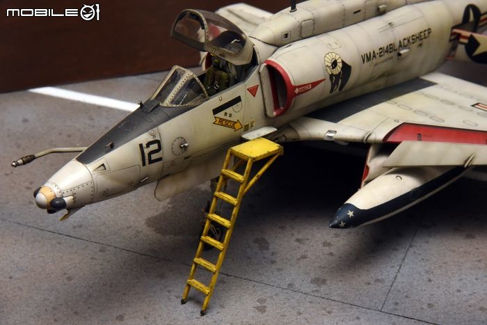 [模型製作記] A-4M天鷹攻擊機 1/48