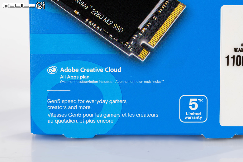 美光 Crucial P510 固態硬碟開箱實測 以 7 奈米控制器實現 PCIe Gen 5 低溫表現