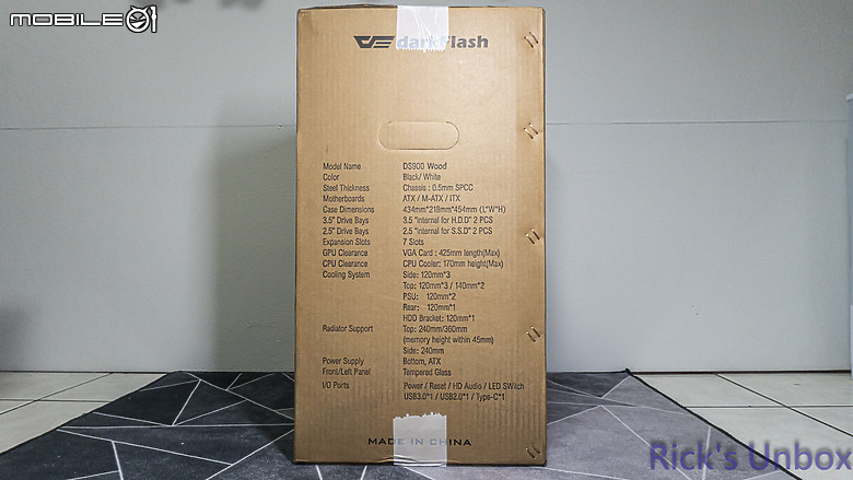 【開箱】平價實木海景殼 | darkFlash DS900 WOOD WHITE