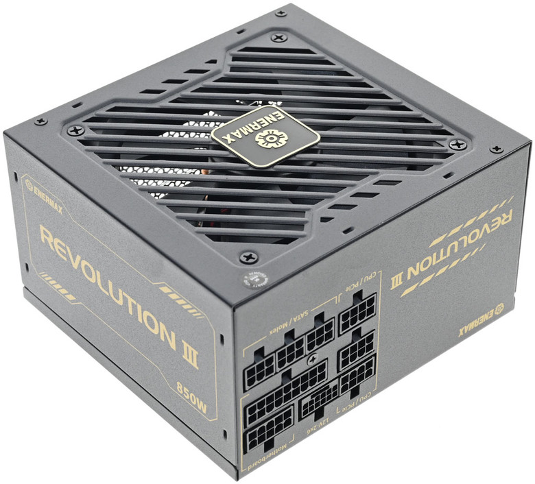 ENERMAX 保銳科技Revolution III 850W ATX 3.1金牌全模組電源開箱