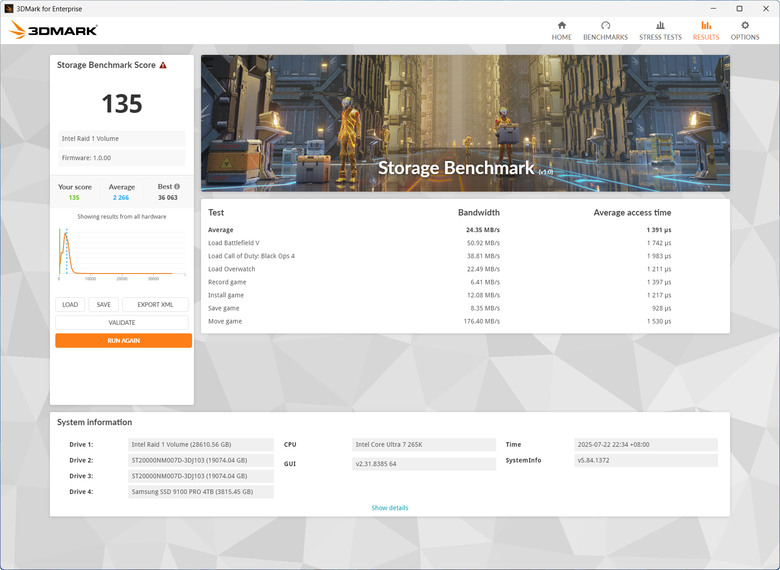 【開箱簡測】Seagate NAS (那嘶狼) IronWolf Pro 30TB ST30000NT011 硬碟效能簡測 (圖多)