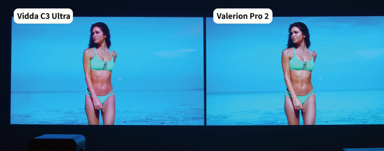【阿洪開箱中】2025年 4K 中長焦投影機性價比之爭 超越前代:Vidda C3 Ultra 正面挑戰 Valerion Pro 2 (影片置底)