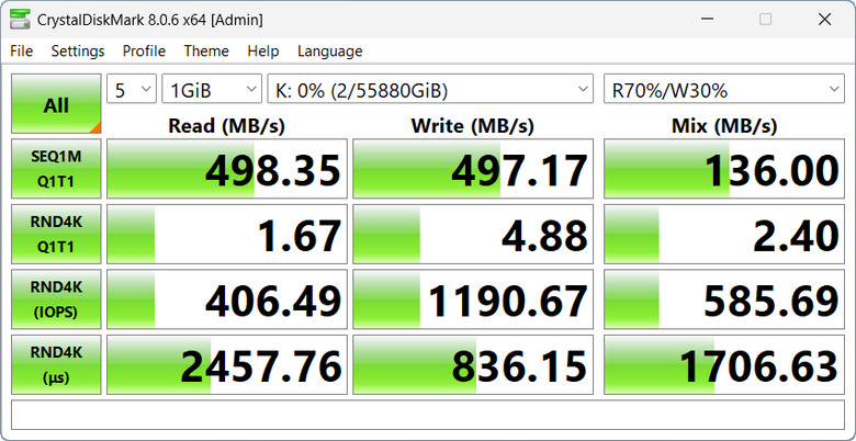 【開箱簡測】Seagate NAS (那嘶狼) IronWolf Pro 30TB ST30000NT011 硬碟效能簡測 (圖多)