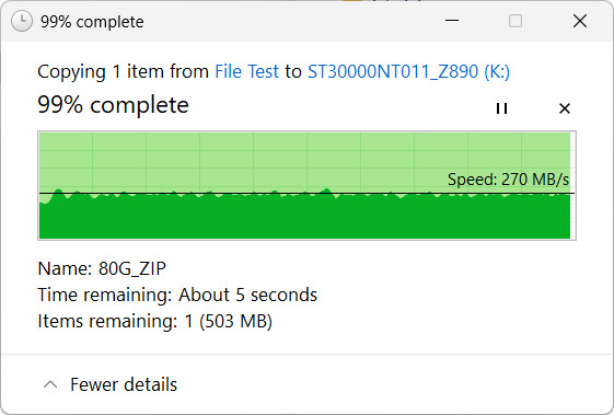 【開箱簡測】Seagate NAS (那嘶狼) IronWolf Pro 30TB ST30000NT011 硬碟效能簡測 (圖多)