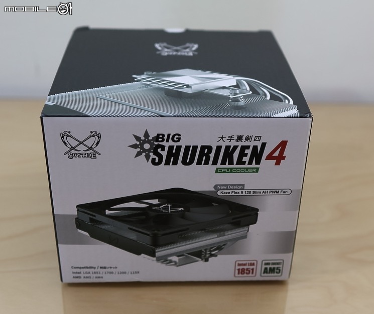 開箱 Scythe 鐮刀 SCBSK-4000 大手裏劍 4 ITX散熱好夥伴