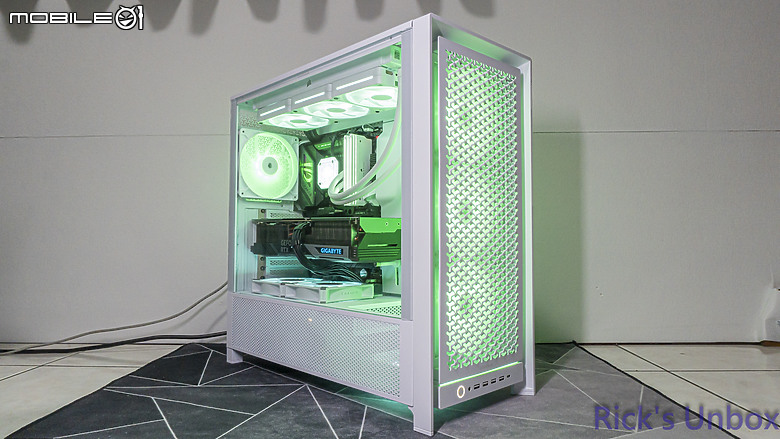 【開箱】高模組化頂級中塔機殼 | CORSAIR FRAME 5000D RS ARGB WHITE