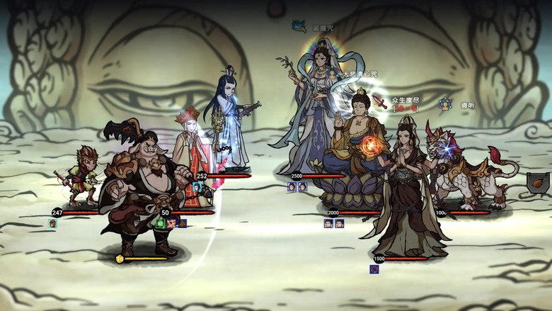 《神州誌：西遊》 西遊題材 融合RPG元素 Roguelike 卡牌策略手遊 | 卡牌構築自由組合 法寶與消耗品隨心搭配！挑戰4大章節60結局 帶領悟空、玄奘、白龍、八戒、沙僧踏上拯救神州的傳說之旅