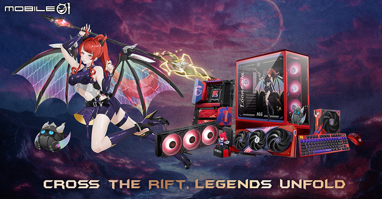 微星 GeForce RTX 5070 Ti 16G MLG Edition 魔龍姬版本顯示卡開箱 以獨特艷紅設計賦予火熱性能