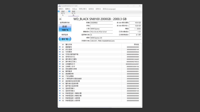 WD_BLACK 首款 PCIe Gen5 SSD，旗艦 SN8100 效能實測