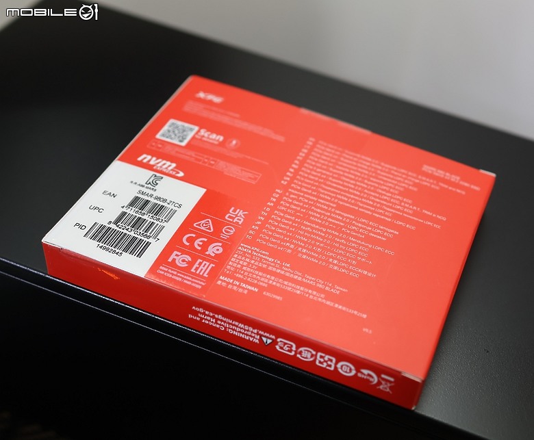 邁向 14GB/s Gen5 世代 XPG GAMING MARS 980 BLADE
