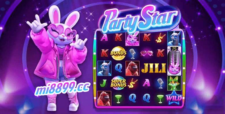 JILI《Party Star》与兔子DJ一起点燃夜晚派对