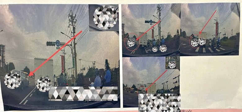 檢舉教學,內車道,右側是一虛一實線,是左轉專用道,有民眾被開單