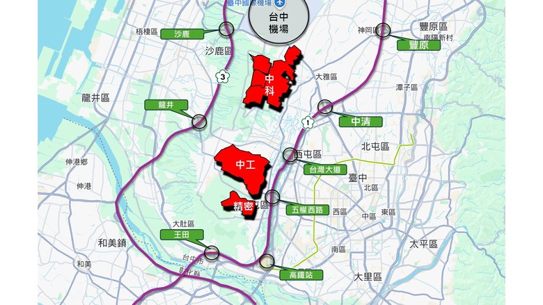中部科技走廊-AI半導體台積電(TSMC)房產受惠區