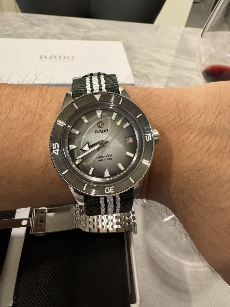 開箱_RADO_Captain Cook ft. Tennis Limited Edition