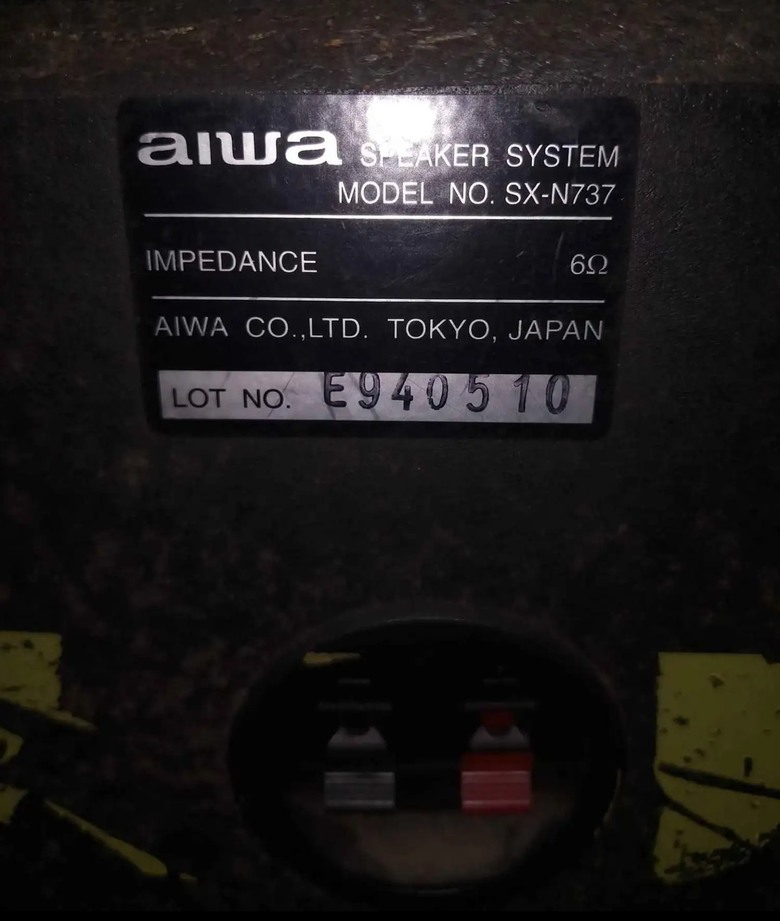 關於aiwa SX-N737音響