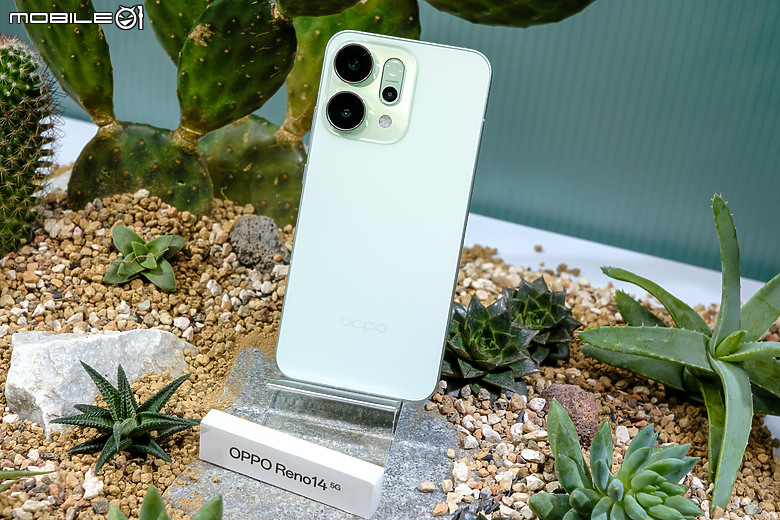 OPPO推Reno14薄荷綠新色 跨界合作「植感」餐飲！