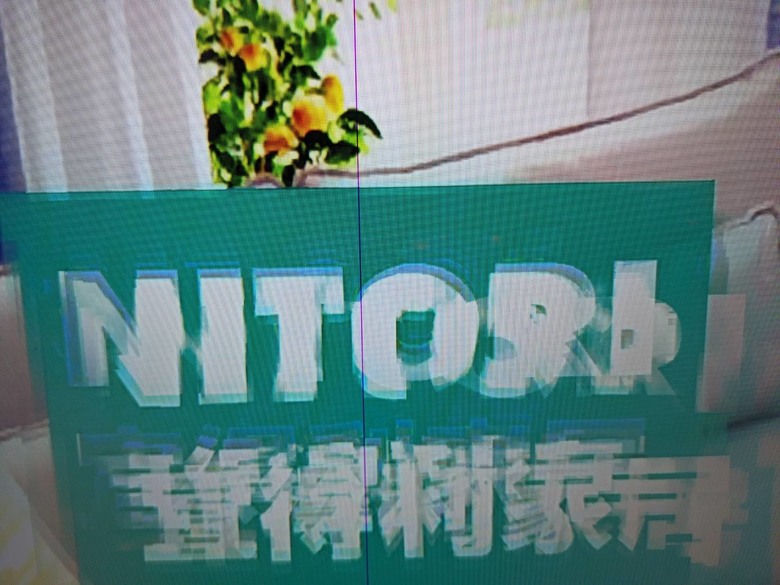 BenQ E42-5500 出現一條線，大概是什問題造成的呢?想diy
